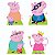 Peppa Pig 4 Displays 25cm - Imagem 1