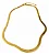 Colar Choker Snake Dourado Banho Ouro 18k - Imagem 1