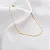PULSEIRA DUPLA FITA 2.5MM EM OURO 18K - Imagem 1