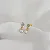 BRINCO CORAÇÃO COM PEROLA EM OURO 18K - Imagem 1