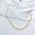 COLAR GROUMET COM BOLINHAS E ZIRCONIAS EM OURO 18K - Imagem 1