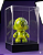 Boneco Art Toy - Munny Galaxy Verde - Imagem 2