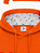 Blusa de moletom Sleepinguim Laranja Neon - Imagem 4
