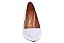 Scarpin Vizzano Com Detalhe Dourado Salto Alto Fino  Branco - Imagem 3