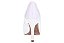Scarpin Vizzano Com Detalhe Dourado Salto Alto Fino  Branco - Imagem 5