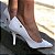 Scarpin Vizzano Com Detalhe Dourado Salto Alto Fino  Branco - Imagem 9