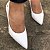 Scarpin Vizzano Sapato Salto Fino Com Detalhe Dourado Branco - Imagem 3