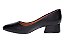 Scarpin Vizzano Salto Bloco Calce Facil Detalhe Dourado Preto - Imagem 4