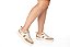Tenis Vizzano Flat Com Cadarço Com Recortes Branco Off - Imagem 2