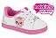 Tenis Infantil Molekinha Com Cadarço Desenho De Ursinha Branco - Imagem 1