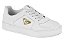 Tenis Infantil Molekinha Com Cadarço Detalhes Dourado Branco - Imagem 1