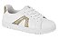 Tenis Casual Infantil Molekinha Confortavel Branco/Dourado - Imagem 1