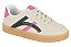 Tenis Casual Infantil Molekinha Com Detalhes Rosa Branco Off - Imagem 1