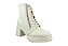 Bota Feminino Vizzano Coturno Com Pedraria Salto Bloco Branco Off - Imagem 6