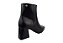 Bota Vizzano Salto Bloco Com Ziper Cano Medio Preto - Imagem 4