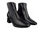Bota Vizzano Salto Bloco Com Ziper Cano Medio Preto - Imagem 5