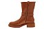 Bota Vizzano Ziper Tira Com Fivela Salto Bloco Caramelo - Imagem 4