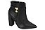 Bota Vizzano Montaria Cano Baixo Bico Fino Ziper Preto - Imagem 1
