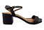 Sandália Vizzano Com Salto Bloco Médio Confortável E Estilosa Preto Salto: 5cm - Imagem 2