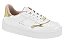 Tenis Moleca Snekers Com Detalhes Dourado Branco/Dourado - Imagem 1