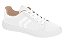 Tenis Casual Feminino Moleca Com Listra  Branco - Imagem 1
