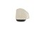 Sapatilha Moleca Bico Redondo Com Detalhe Dourado Branco Off - Imagem 5