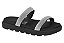 Papete Vizzano 2 Tiras Strass Calce Facil Strass Cristal/Preto - Imagem 1