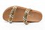 Papete Vizzano 2 Tiras Strass Calce Facil Strass Cristal Bege - Imagem 5