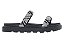 Papete Vizzano 2 Tiras Strass Calce Facil Strass Preto Stras - Imagem 2