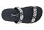Papete Vizzano 2 Tiras Strass Calce Facil Strass Preto Stras - Imagem 6