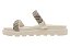 Papete Vizzano 2 Tiras Strass Calce Facil Strass Cristal/Branco Off - Imagem 4