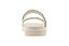 Papete Vizzano 2 Tiras Strass Calce Facil Strass Cristal/Branco Off - Imagem 5