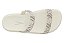 Papete Vizzano 2 Tiras Strass Calce Facil Strass Cristal/Branco Off - Imagem 6