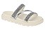 Papete Feminina Vizzano Tiras Com Strass Branco Off - Imagem 1