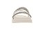 Papete Feminina Vizzano Tiras Com Strass Branco Off - Imagem 3