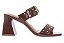 Tamanco Vizzano Salto Geometrico Fivela Com Detalhe De Tachas Chocolate - Imagem 2