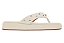 Tamanco Vizzano Flat Correia Com Tachas Calce Facil Branco Off - Imagem 2