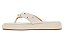 Tamanco Vizzano Flat Correia Com Tachas Calce Facil Branco Off - Imagem 4