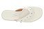 Tamanco Vizzano Flat Correia Com Tachas Calce Facil Branco Off - Imagem 6