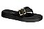 Tamanco Vizzano Flat Correia Com Fivela Preto - Imagem 1