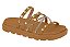 Papete Vizzano Tiras Com Tachas E Strass Calce Facil Camel - Imagem 1
