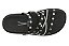 Papete Vizzano Tiras Com Tachas E Strass Calce Facil Preto/Preto - Imagem 7
