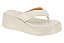 Tamanco Vizzano Flatform Correia Lisa Calce Facil Branco Off - Imagem 1