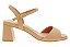 Sandalia Vizzano Salto Bloco Tira Com Fivela Bege - Imagem 2