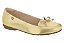 Sapatilha Modare Mocassim Com Laço Casual Dourado - Imagem 1