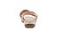 Sandalia Modare Ultra Conforto Tiras Metalizada Calce Facil Pessego/Creme/Dourado/Camel - Imagem 5