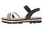 Sandalia Flatform Modare Tira Metalizada Strass Calce Facil Preto - Imagem 4