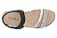 Sandalia Flatform Modare Tira Metalizada Strass Calce Facil Preto - Imagem 6
