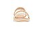 Tamanco Modade Conforto Flatform Calce Facil Tira Strass  Nude/Creme - Imagem 3