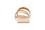Tamanco Modade Conforto Flatform Calce Facil Tira Strass  Nude/Creme - Imagem 5